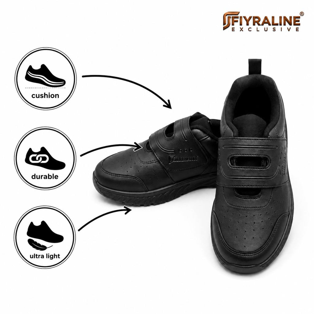 KASUT HITAM VELCRO (NEW)
